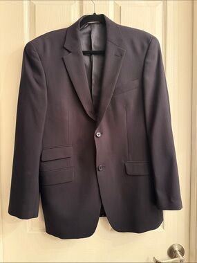 Classic Men's Black Suit Jacket